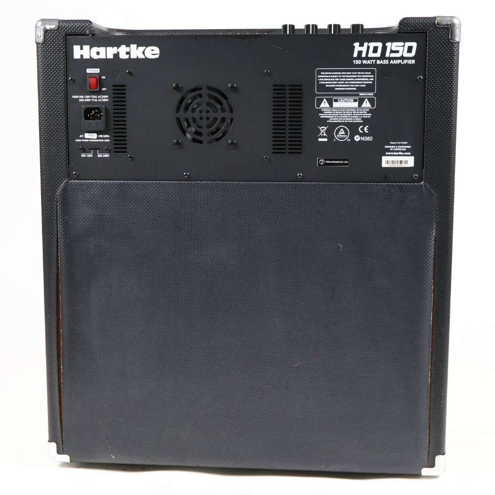 【中古】 ベースアンプ HARTKE ハートキー HD150 ベースコンボアンプ 本体画像 裏