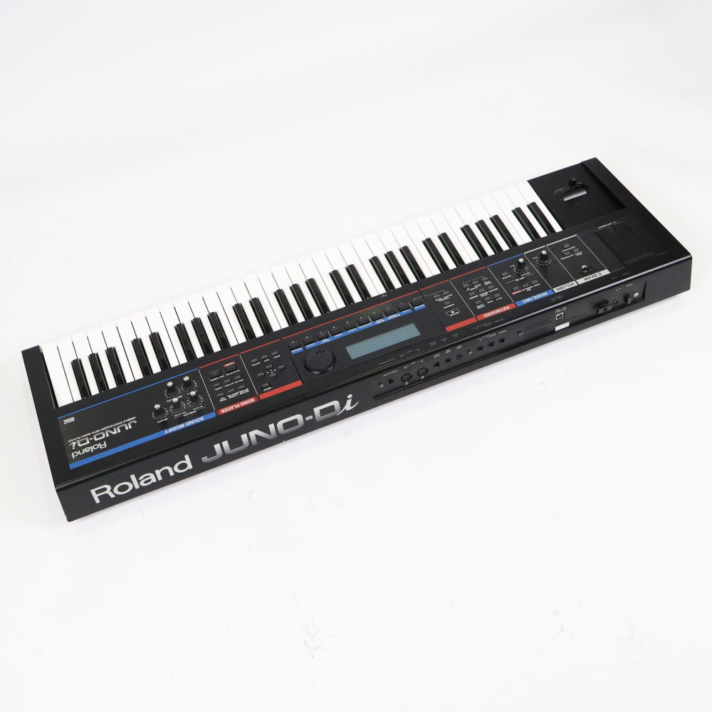 【中古】 モバイルシンセサイザー Roland JUNO-Di ローランド 本体画像 斜め