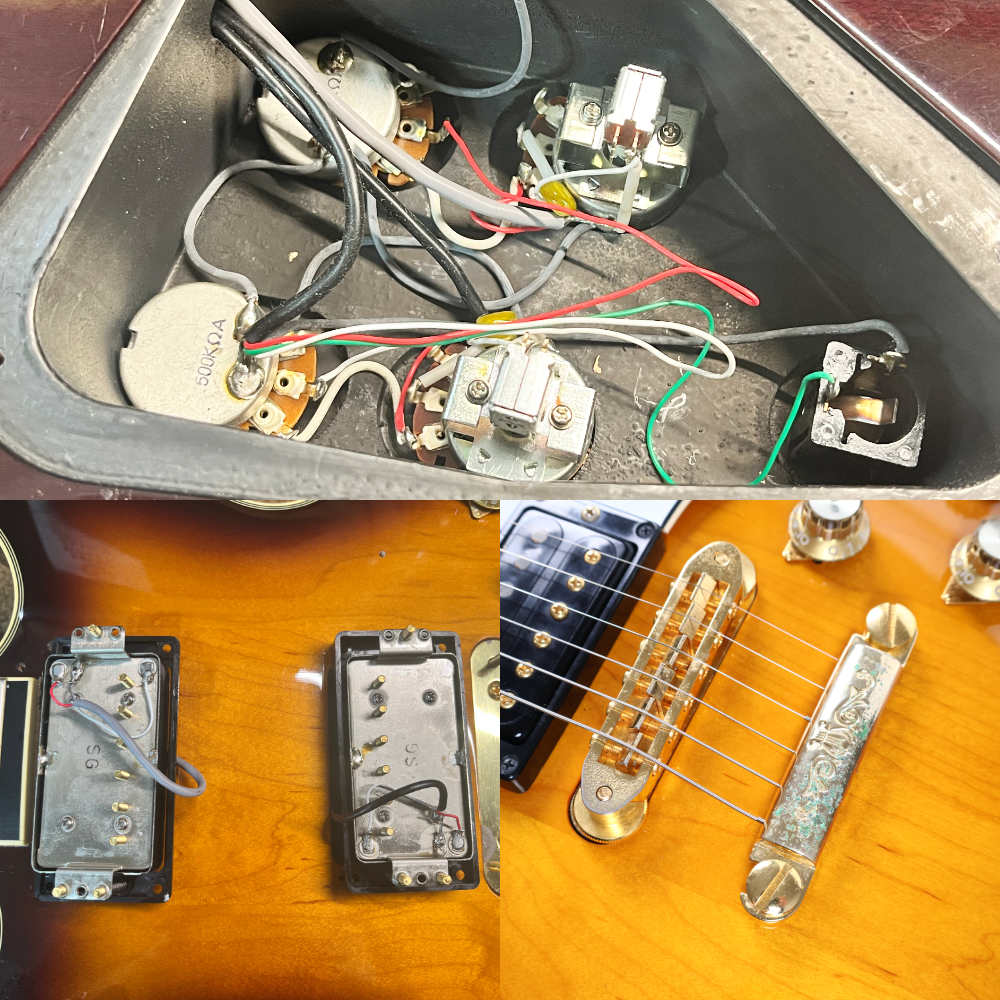 【中古】 エレキギター YAMAHA SG2000 BS 2008年製 ヤマハ SG スルーネック構造 Made in Japan 内部 