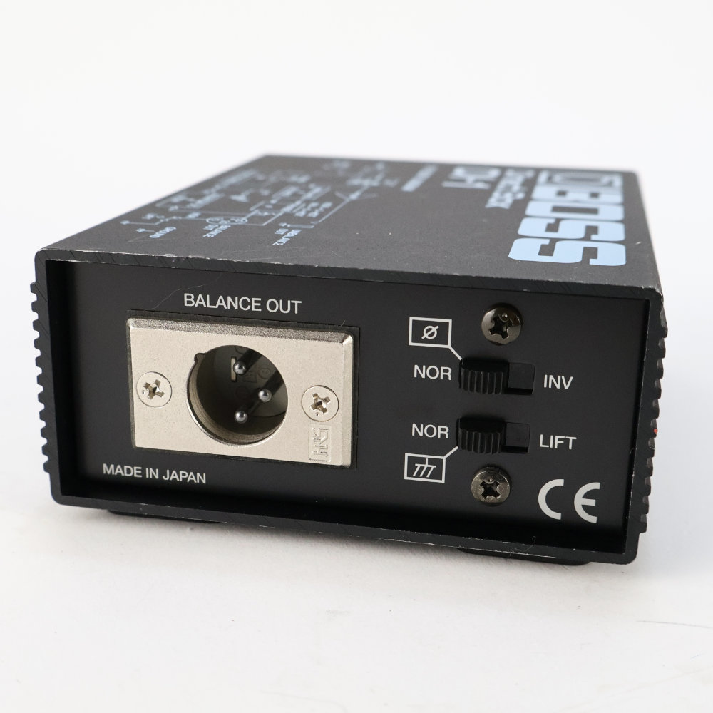 【中古】 ダイレクトボックス DIボックス BOSS DI-1 Direct Box D.Iボックス MADE IN JAPAN 日本製 側面