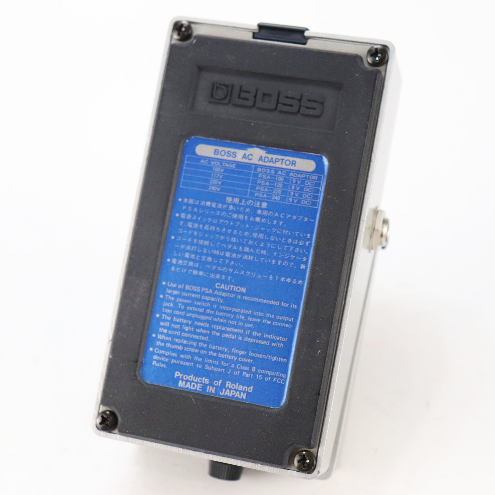 【中古】 BOSS ボス DSD-3 Digital Sampler / Delay MADE IN JAPAN デジタルサンプラー ディレイ ギターエフェクター 本体画像 裏