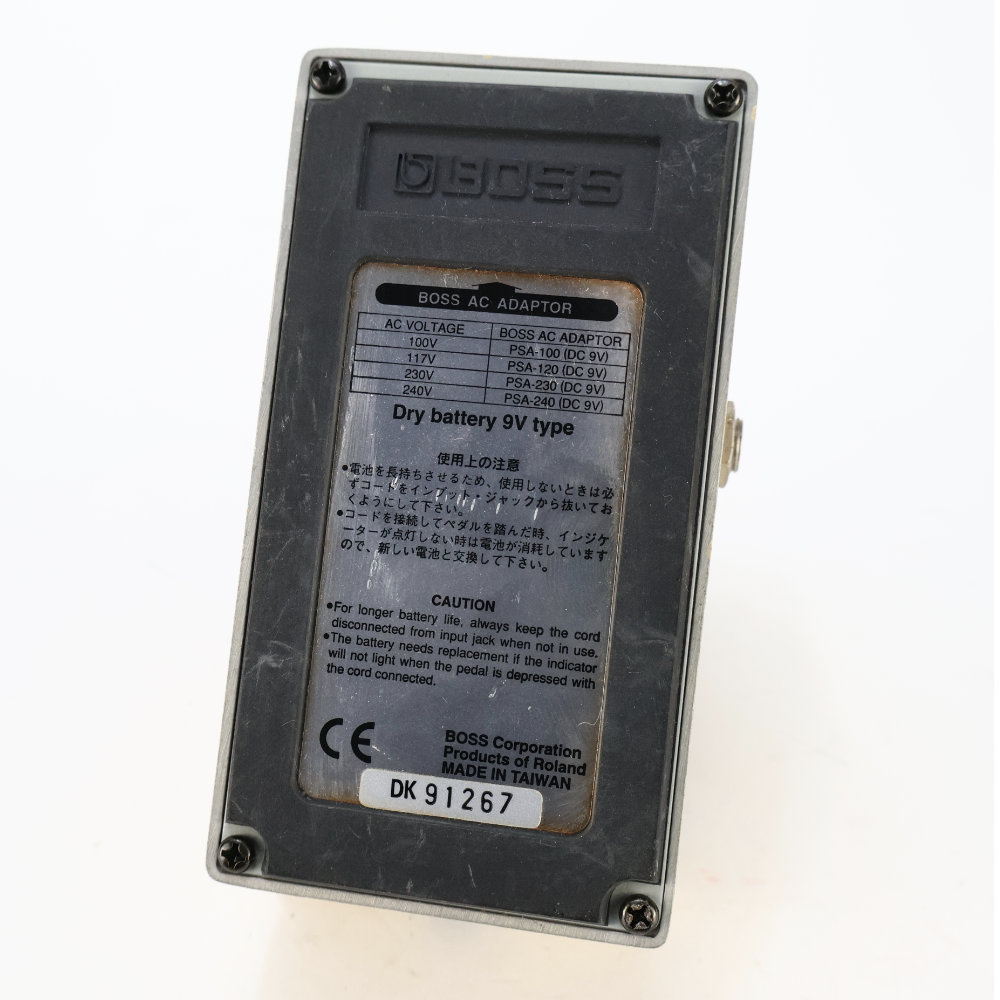 【中古】 オートワウ エフェクター BOSS AW-2 Auto Wah ギターエフェクター 底面
