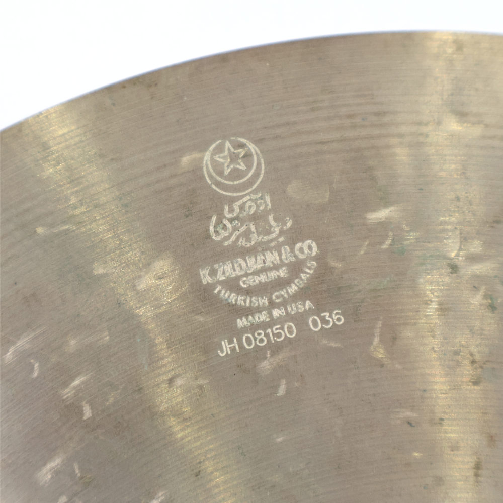【中古】 スプラッシュシンバル ジルジャン ZILDJIAN K Custom Dark Splash 8インチ 詳細画像