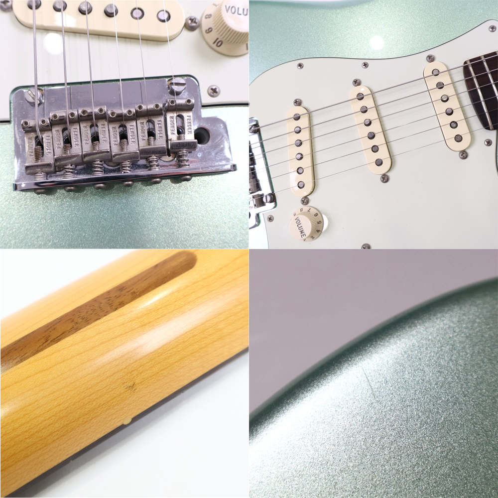 【中古】 エレキギター Fender American Professional II Stratocaster Rosewood Fingerboard Mystic Surf Green 2021年製 ロックペグへ交換あり フェンダー アメリカンプロフェッショナル2 ストラトキャスター 詳細画像