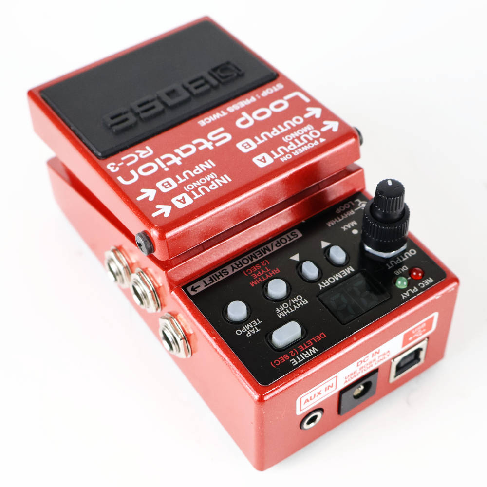 【中古】 BOSS ボス Loop Station RC-3 ルーパー エフェクター ループステーション 本体画像 斜め