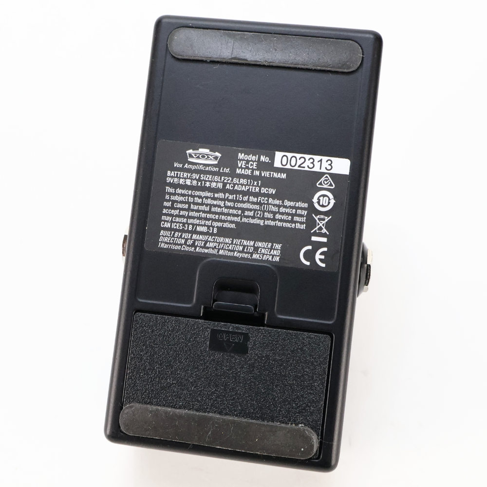 【中古】 VOX ボックス CUTTING EDGE VE-CE ギターエフェクター ディストーション 本体画像 裏
