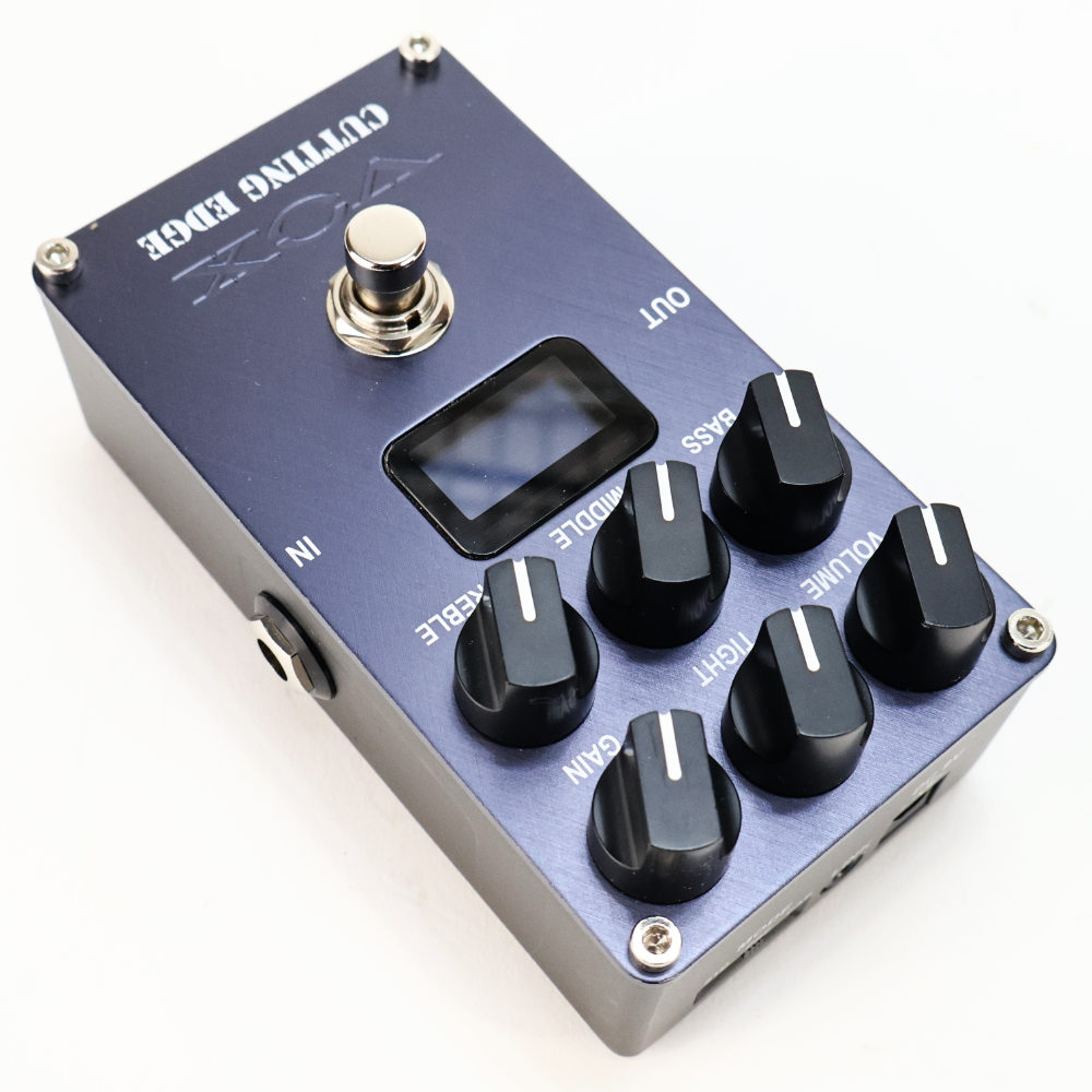 【中古】 VOX ボックス CUTTING EDGE VE-CE ギターエフェクター ディストーション 本体画像 斜め 