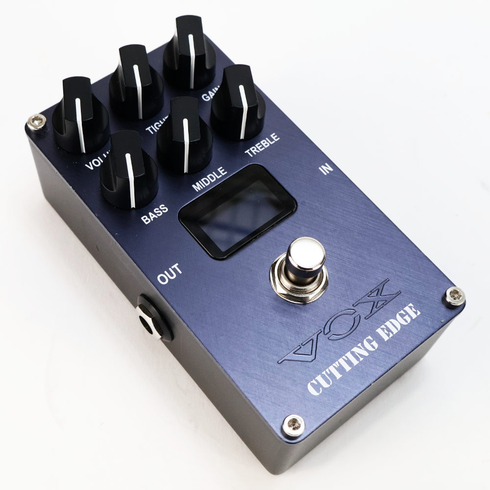 【中古】 VOX ボックス CUTTING EDGE VE-CE ギターエフェクター ディストーション 本体画像 斜め 2