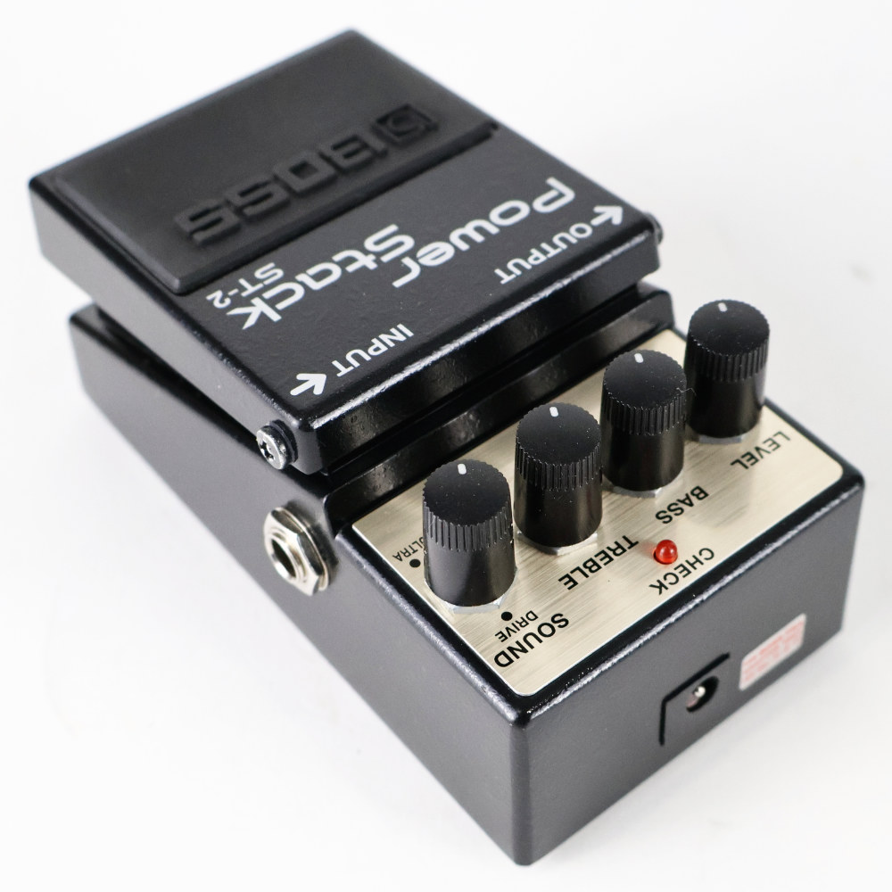 【中古】 ディストーション エフェクター BOSS ST-2 Power Stack ギターエフェクター 本体画像 斜め 