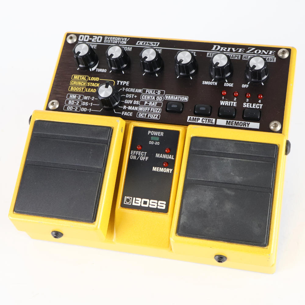 【中古】 オーバードライブ ディストーション BOSS OD-20 OverDrive Distortion DRIVE ZONE ギターエフェクター