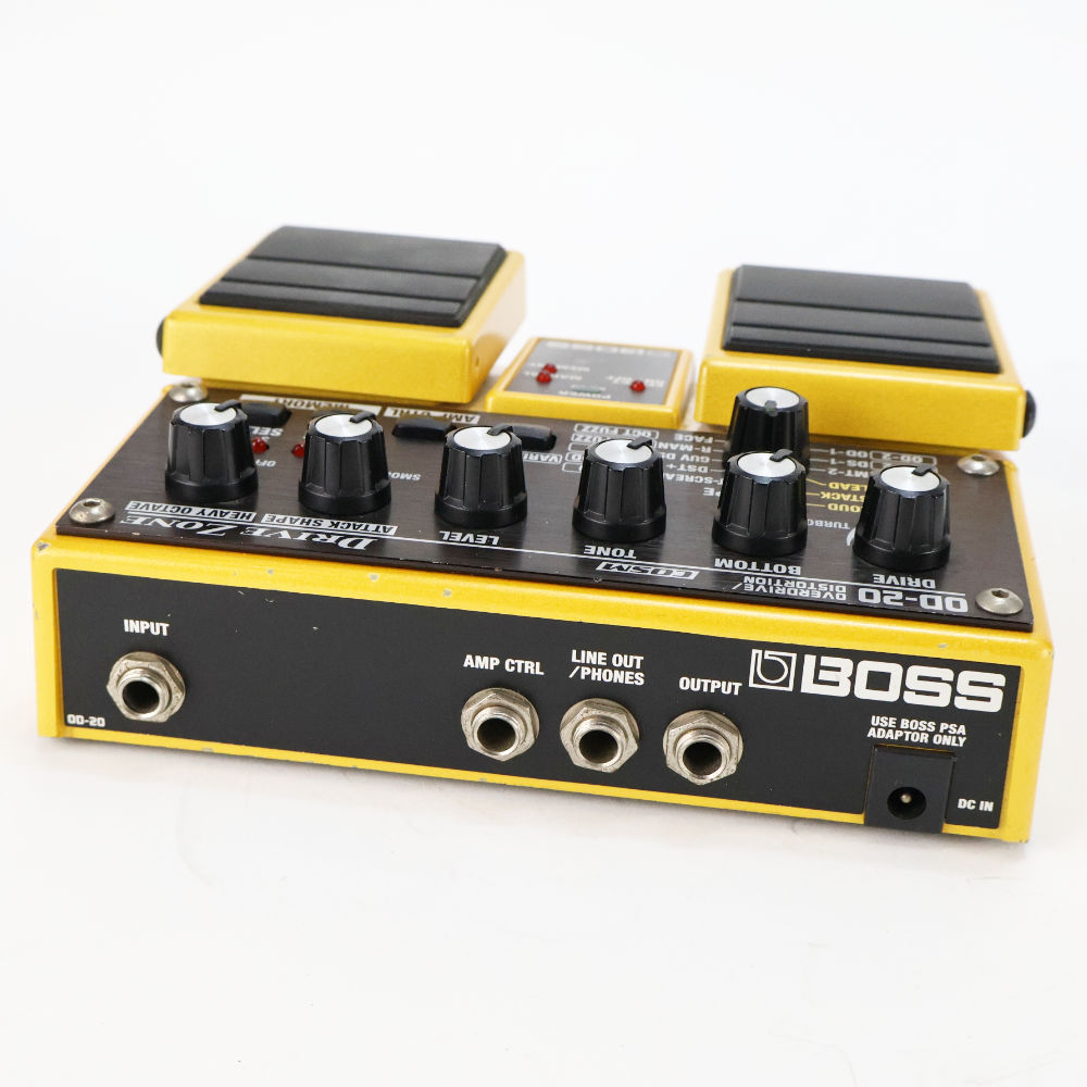 【中古】 オーバードライブ ディストーション BOSS OD-20 OverDrive Distortion DRIVE ZONE ギターエフェクター インサート