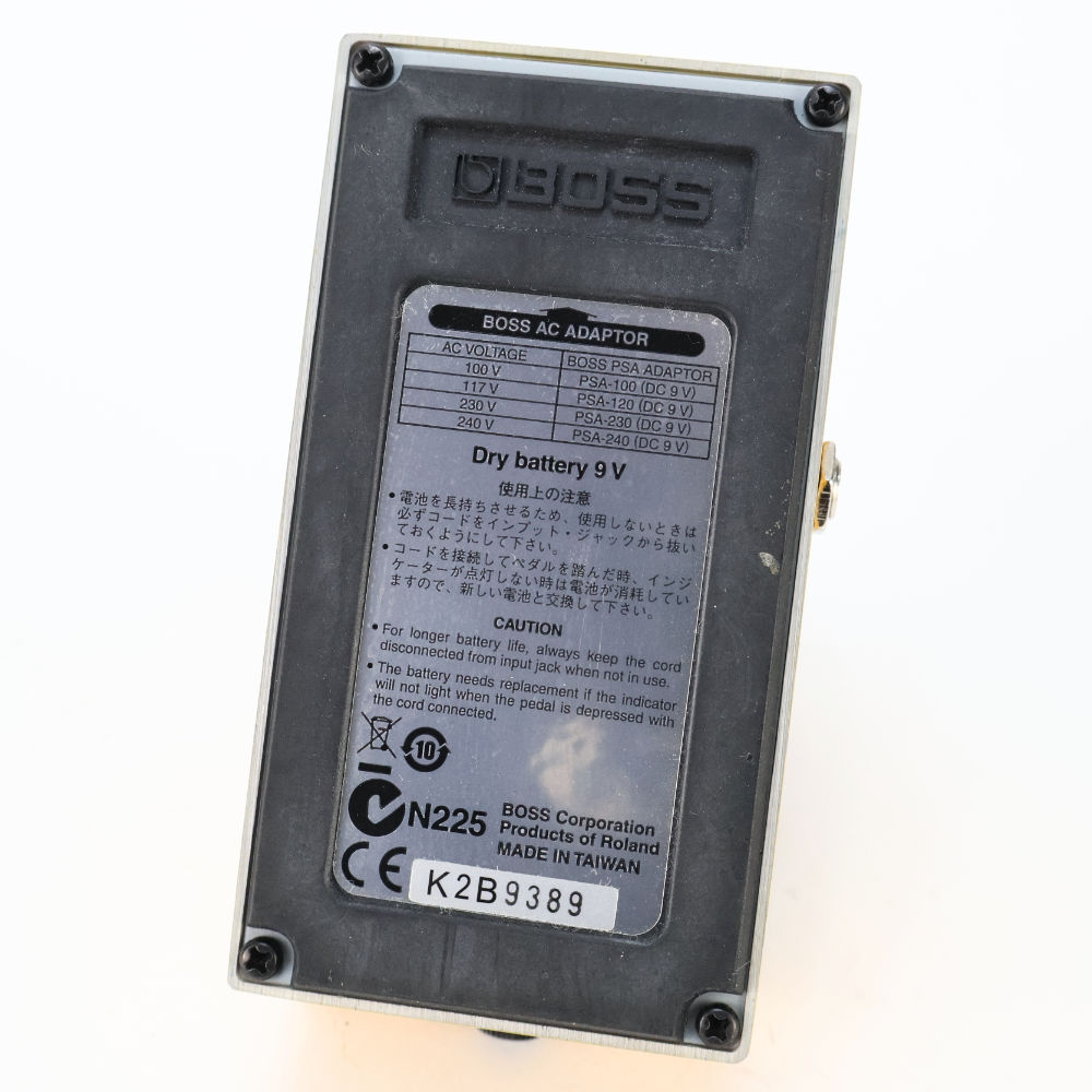 【中古】 オーバードライブ エフェクター BOSS OD-3 Over Drive ギターエフェクター 本体画像 裏
