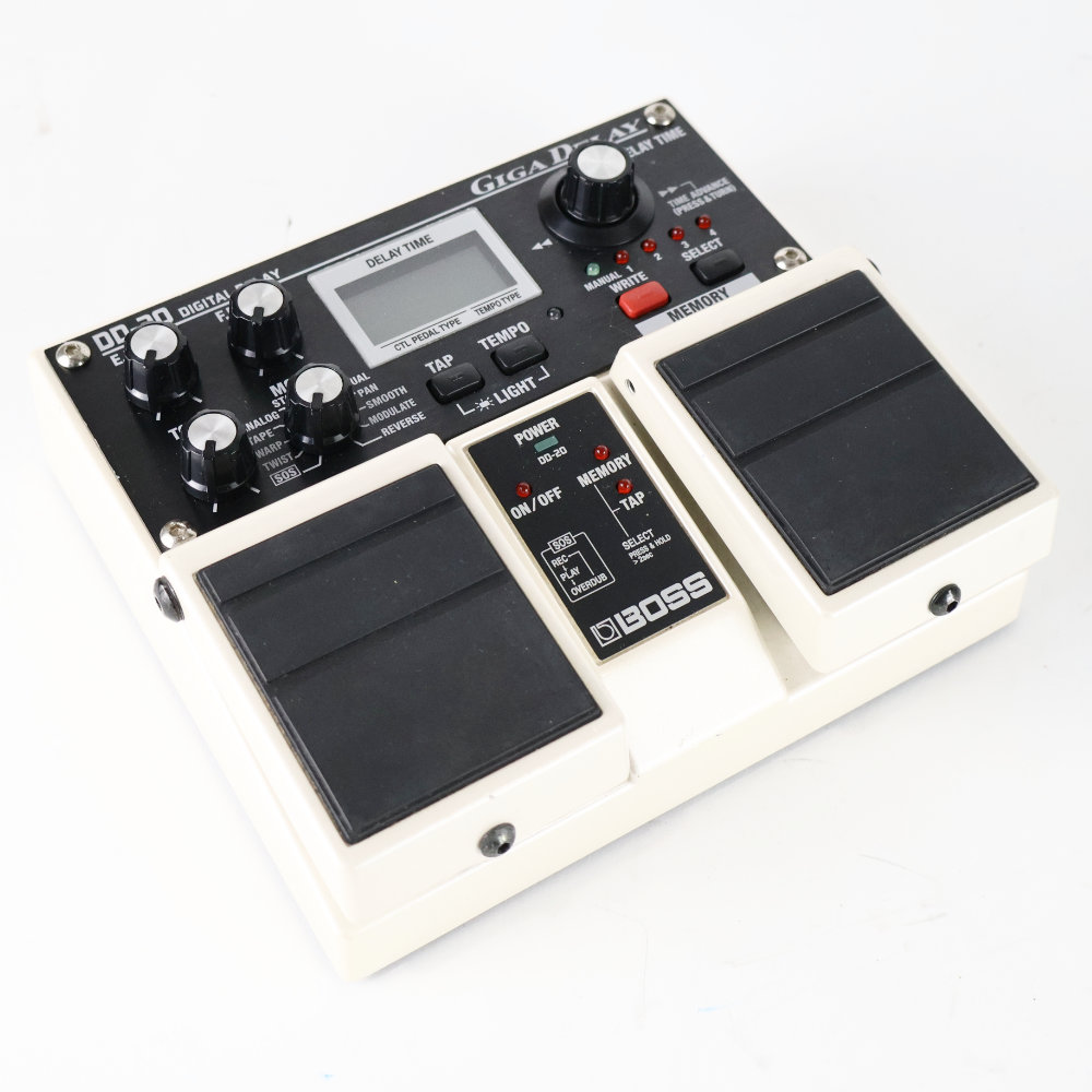 【中古】 ディレイ BOSS DD-20 Digital Delay Giga Delay デジタルディレイ ギターエフェクター ギガディレイ 本体画像 斜め 2