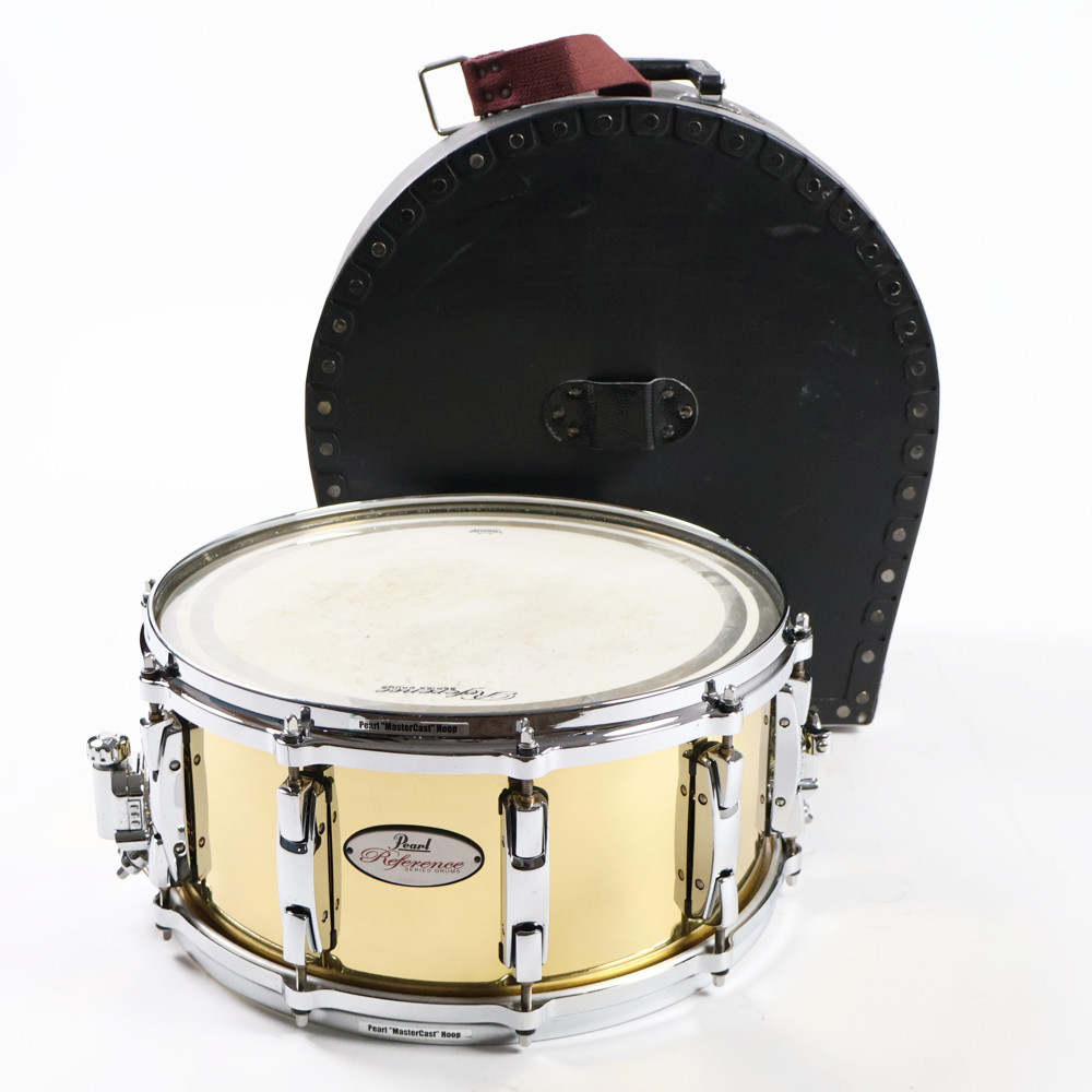 【中古】 スネアドラム パール Pearl RFB1465 Reference Series Brass Snare Drum 14x6.5