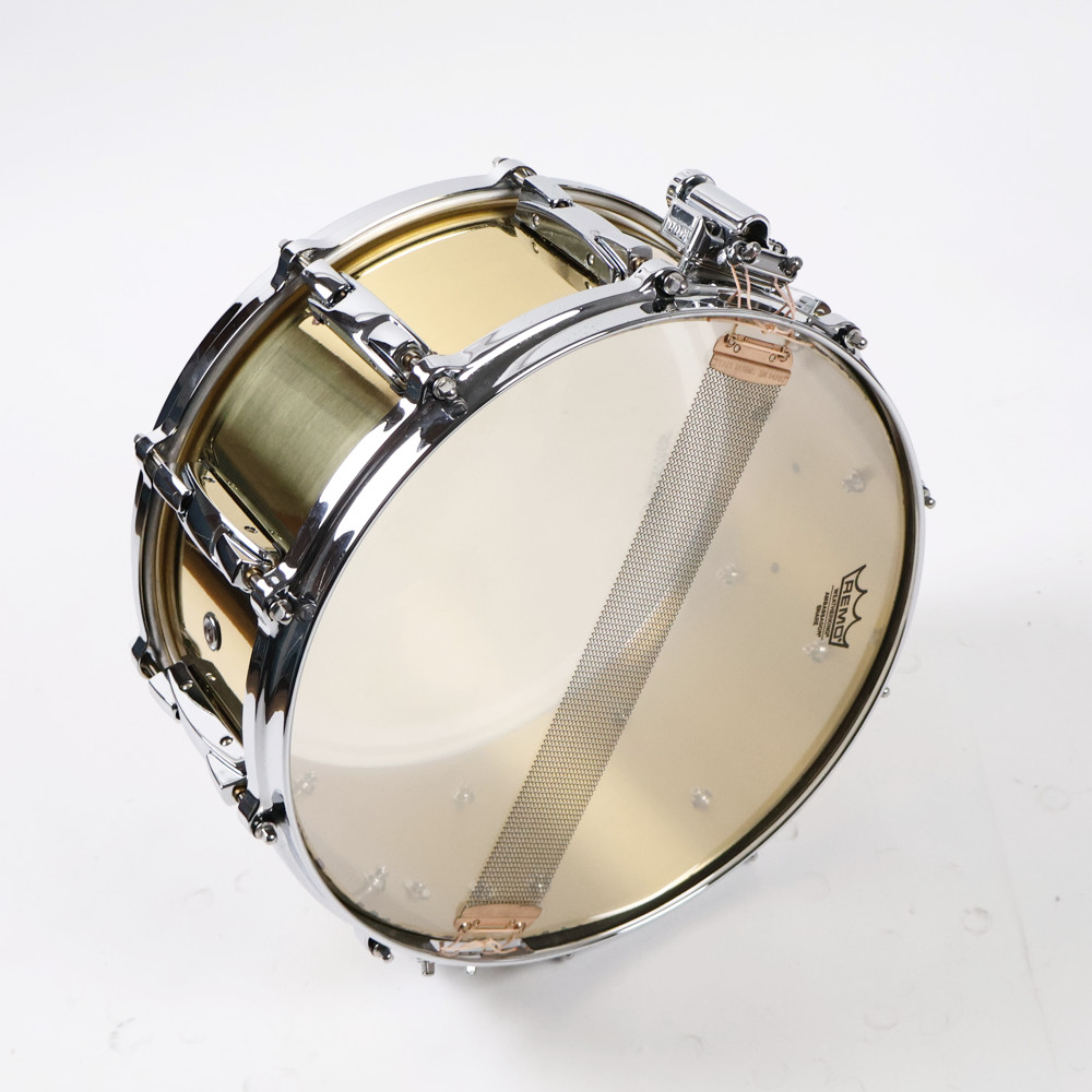 【中古】 スネアドラム パール Pearl RFB1465 Reference Series Brass Snare Drum 14x6.5 スネアサイド