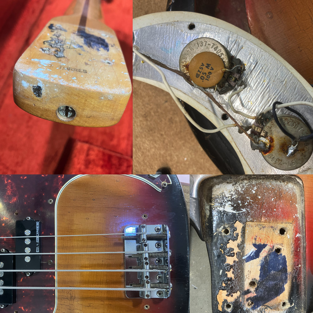 【中古】FENDER フェンダー Precision Bass 3TS 1974年製 プレシジョンベース ヴィンテージ エレキベース ポット