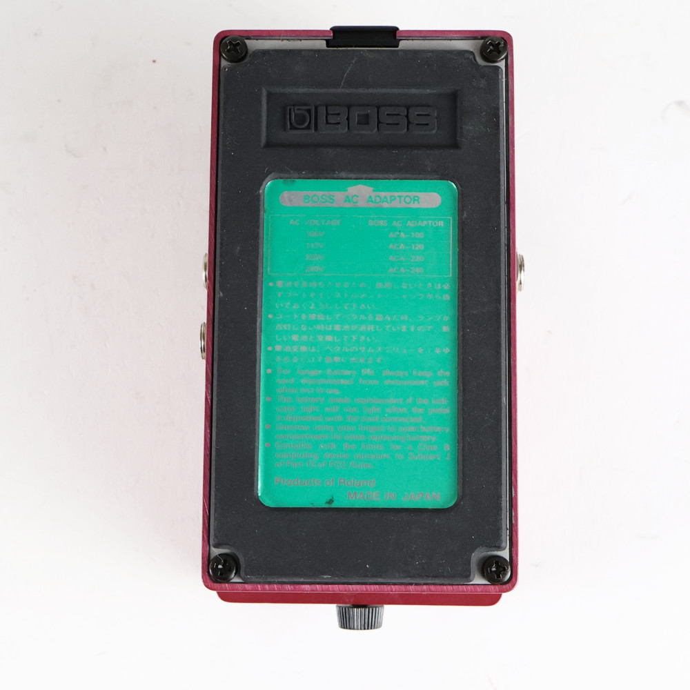 【中古】 アナログディレイ エフェクター BOSS DM-3 Delay ギターエフェクター ディレイ 裏面
