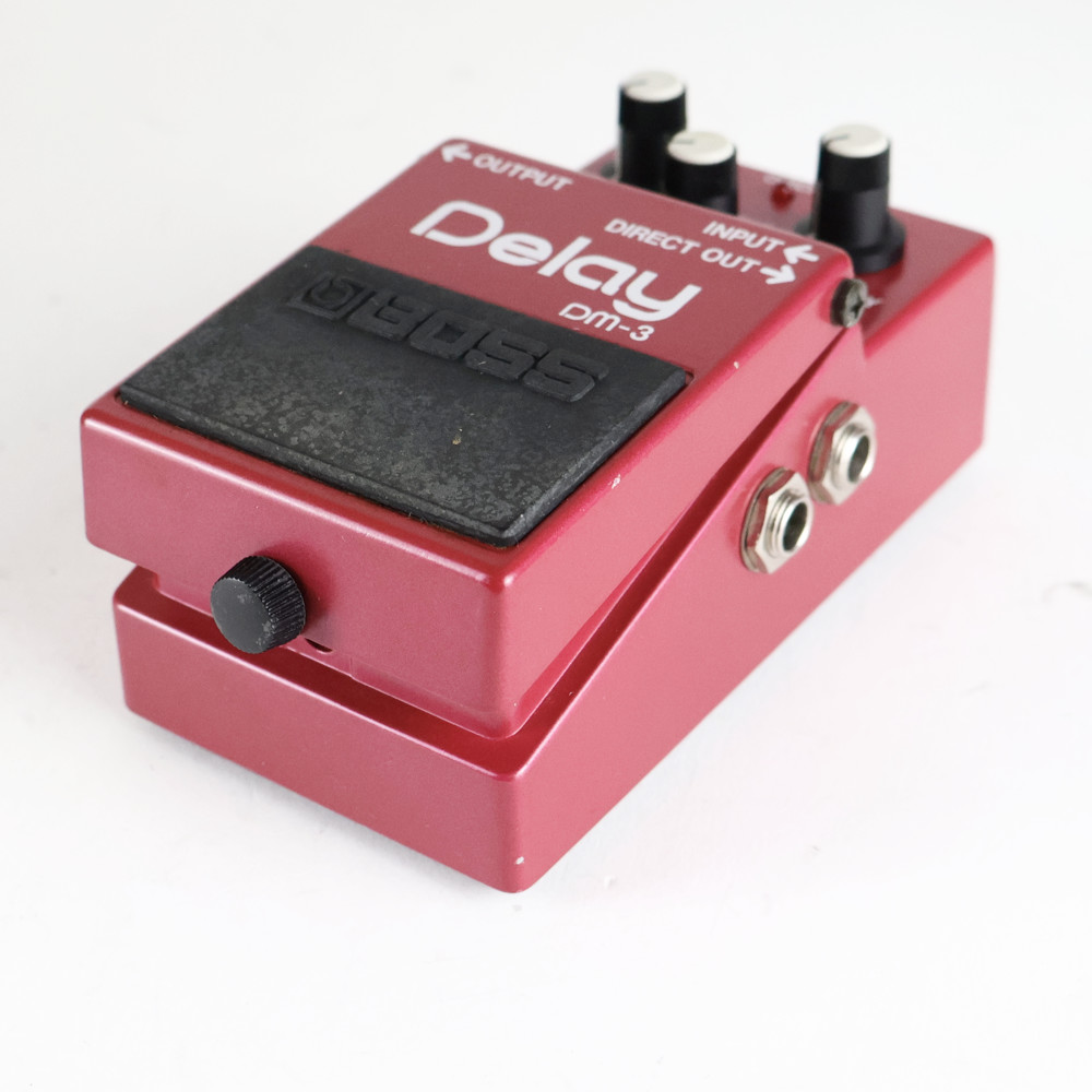 【中古】 アナログディレイ エフェクター BOSS DM-3 Delay ギターエフェクター ディレイ 側面