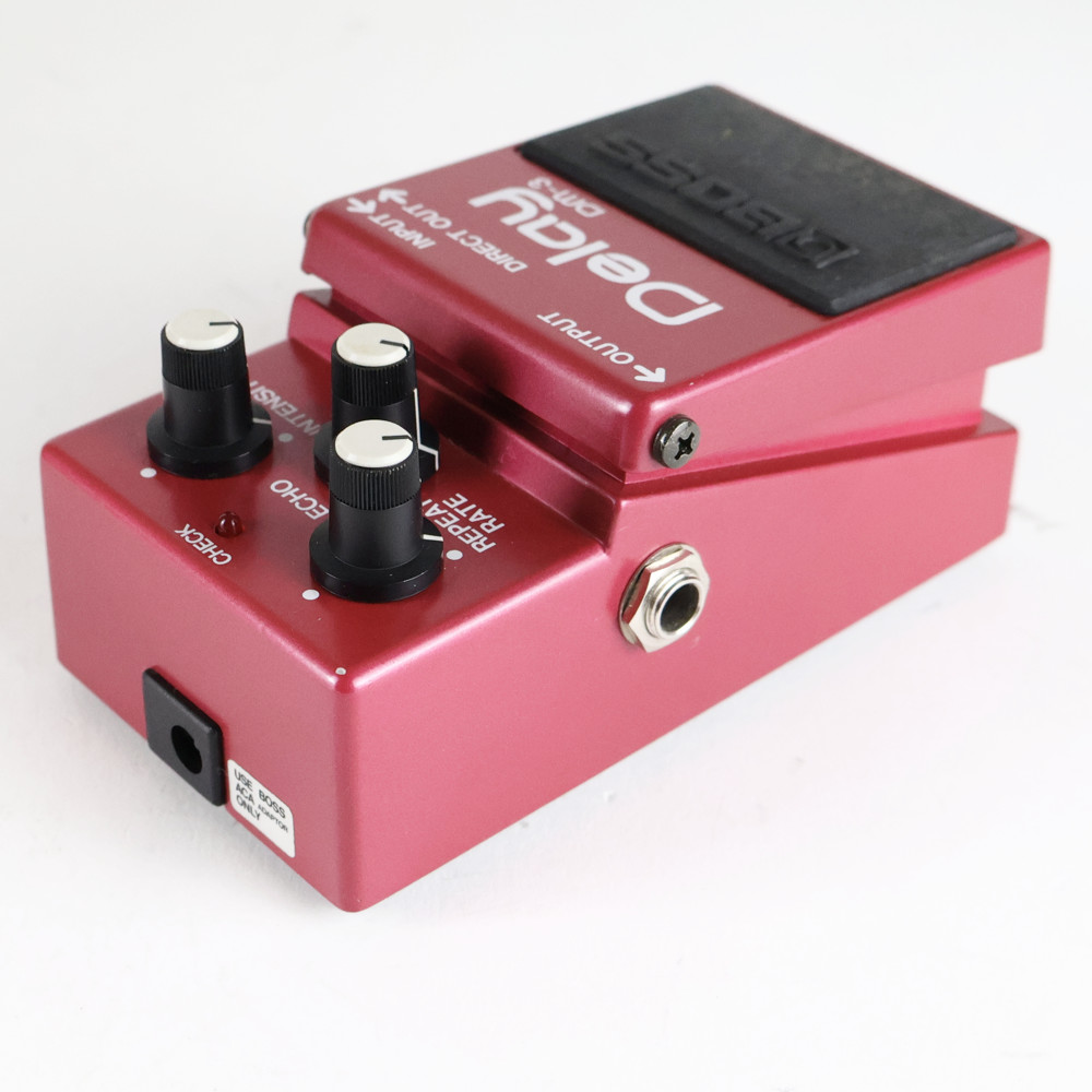 【中古】 アナログディレイ エフェクター BOSS DM-3 Delay ギターエフェクター ディレイ 側面