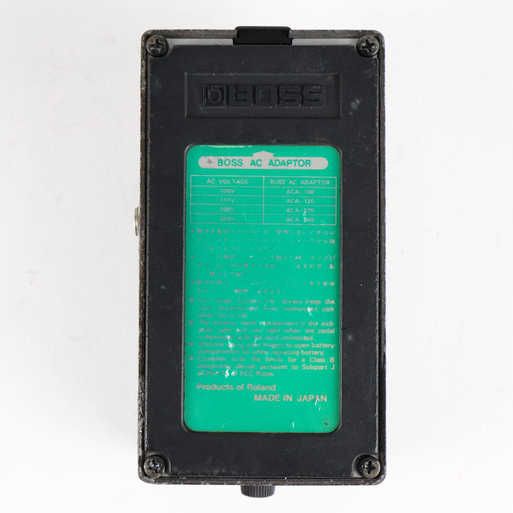 【中古】ベースフランジャー エフェクター BOSS BF-2B Bass Flanger ベースエフェクター 裏面