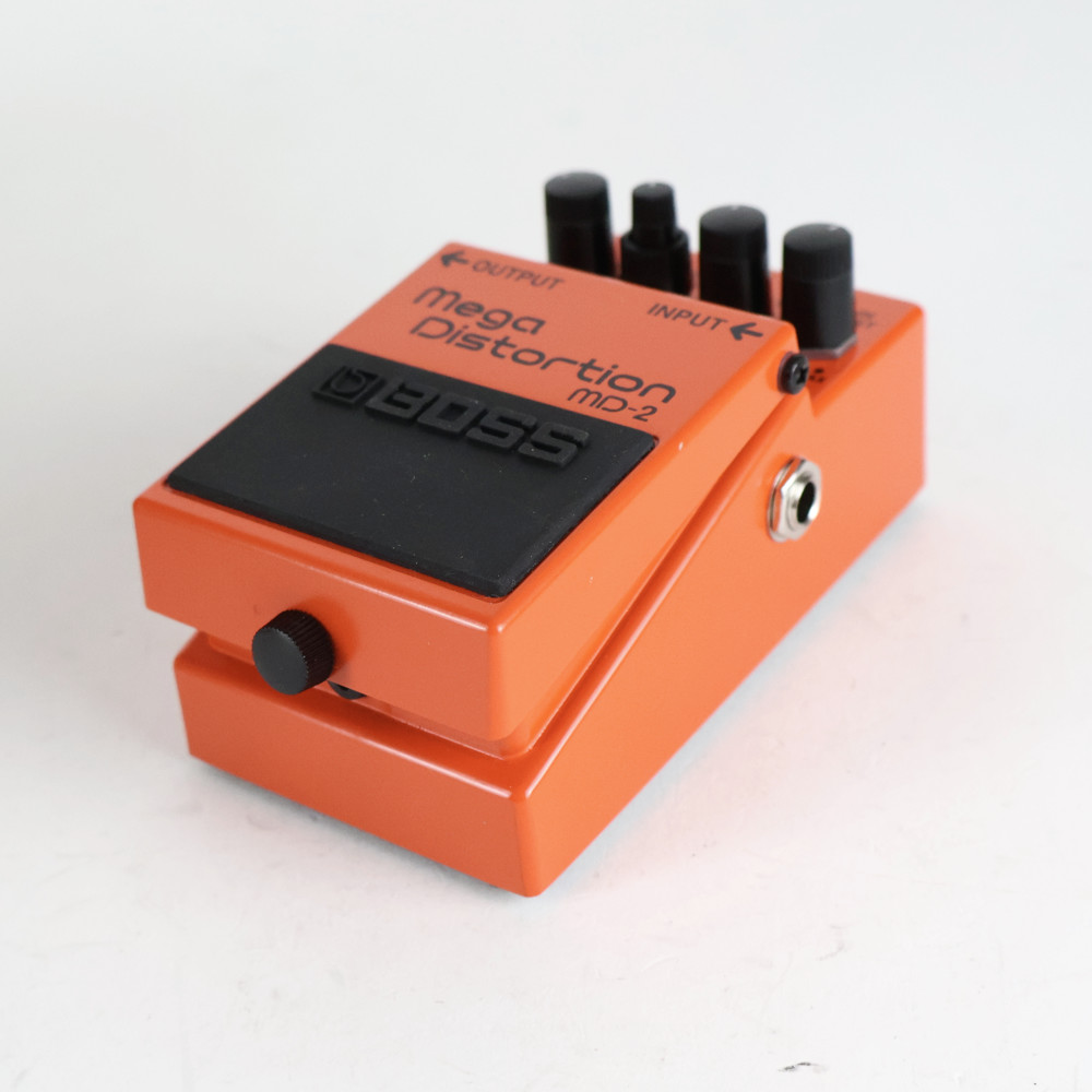 【中古】メガディストーション エフェクター BOSS MD-2 Mega Distortion ギターエフェクター ディストーション 側面