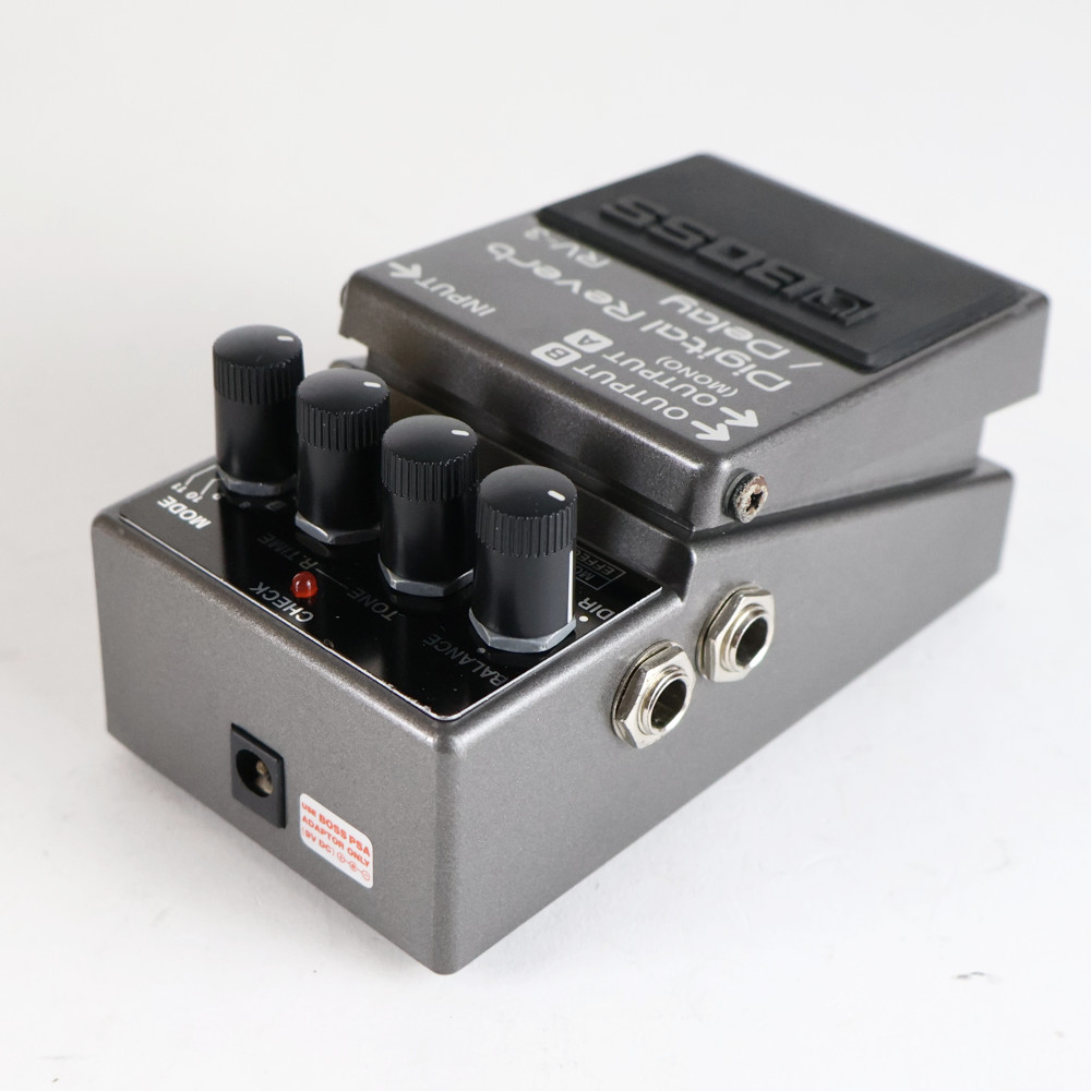 【中古】 デジタルリバーブ ディレイ エフェクター BOSS RV-3 Digital Reverb Delay ボス ギターエフェクター 側面