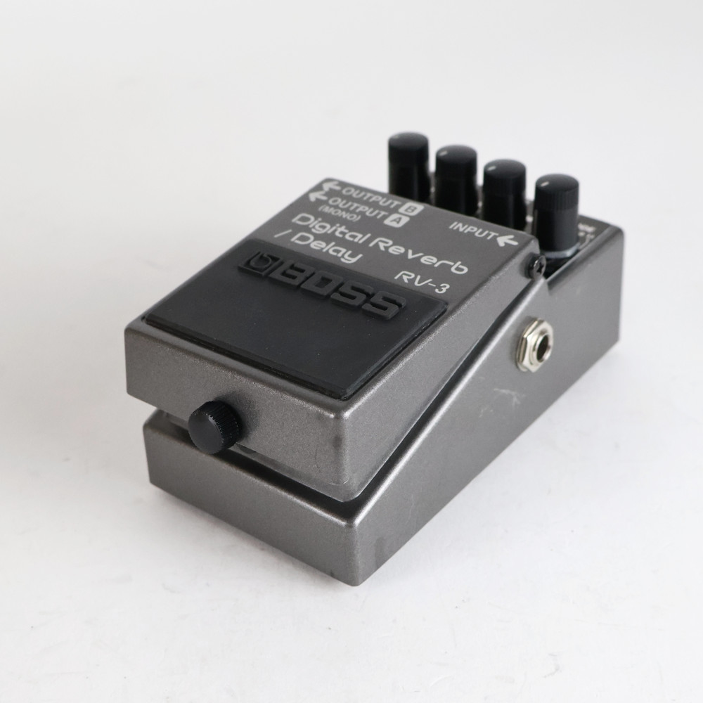 【中古】 デジタルリバーブ ディレイ エフェクター BOSS RV-3 Digital Reverb Delay ボス ギターエフェクター 側面