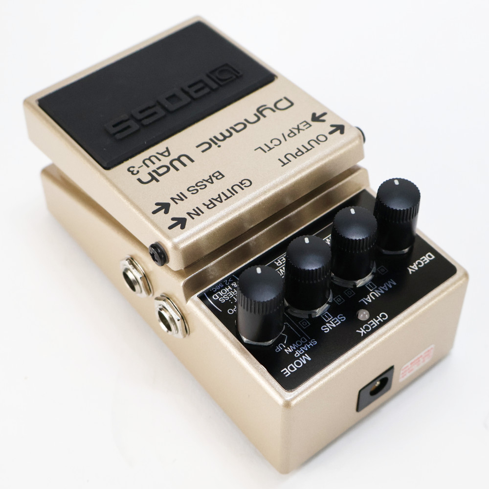 【中古】ダイナミックワウ エフェクター BOSS AW-3 Dynamic Wah ボス オートワウ ギターエフェクター ベースエフェクター 本体画像 斜め