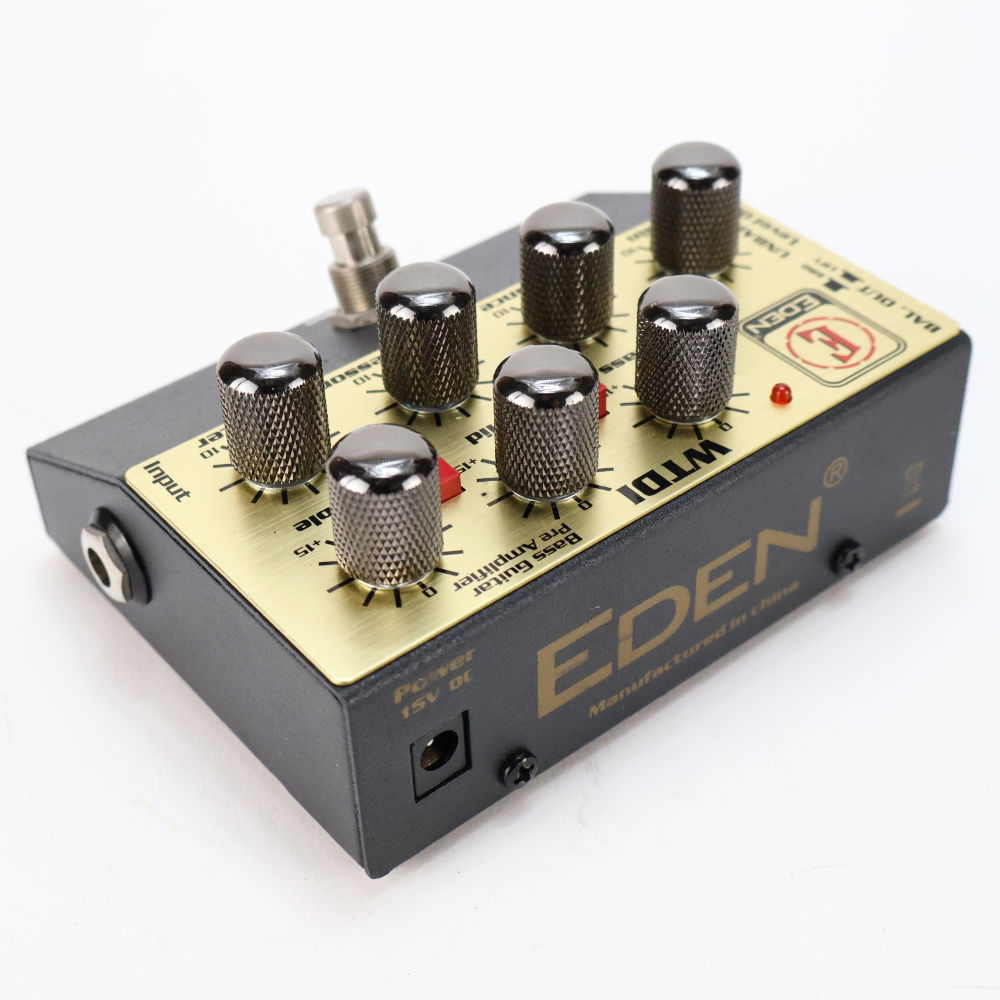 【中古】 ベースプリアンプ EDEN WTDI ダイレクトボックス DI エデン 本体画像 斜め