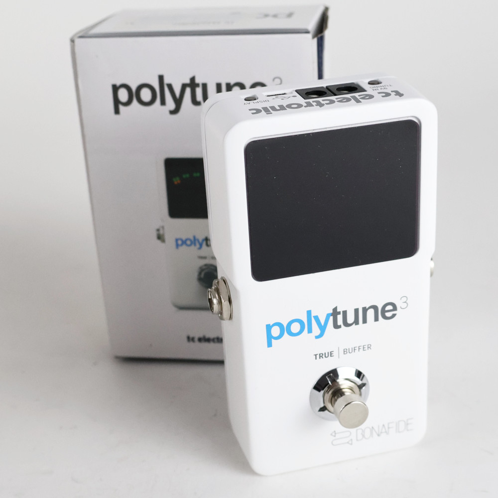 【中古】 チューナー tc electronic PolyTune 3 バッファー内蔵 ポリフォニックチューナー ポリチューン ペダルチューナー