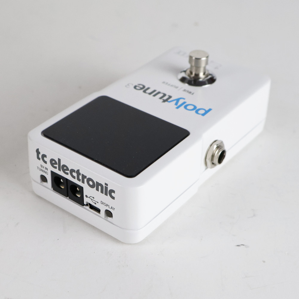 【中古】 チューナー tc electronic PolyTune 3 バッファー内蔵 ポリフォニックチューナー ポリチューン ペダルチューナー 側面