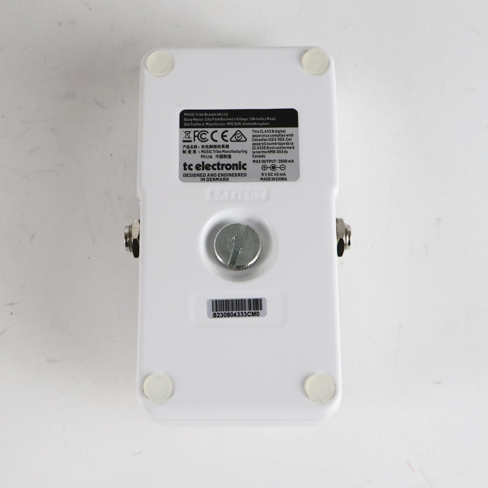 【中古】 チューナー tc electronic PolyTune 3 バッファー内蔵 ポリフォニックチューナー ポリチューン ペダルチューナー 裏