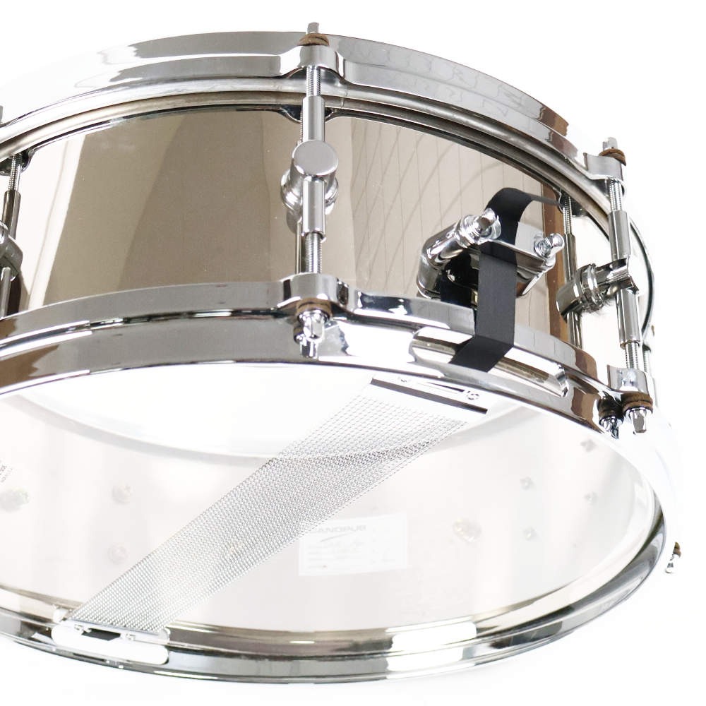 【中古】 スネアドラム カノウプス CANOPUS S-1450 Steel Snare Drum 14x5 ストレイナ- 2