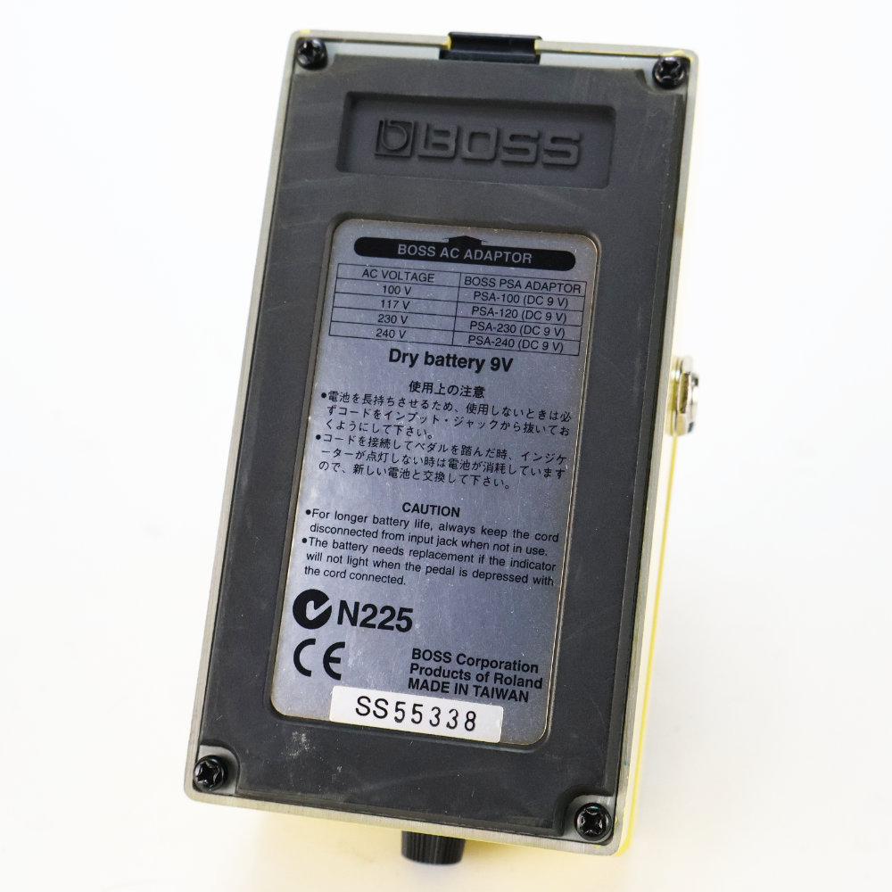 【中古】 スーパーオーバードライブ エフェクター BOSS SD-1 Super Over Drive ギターエフェクター 本体画像 裏