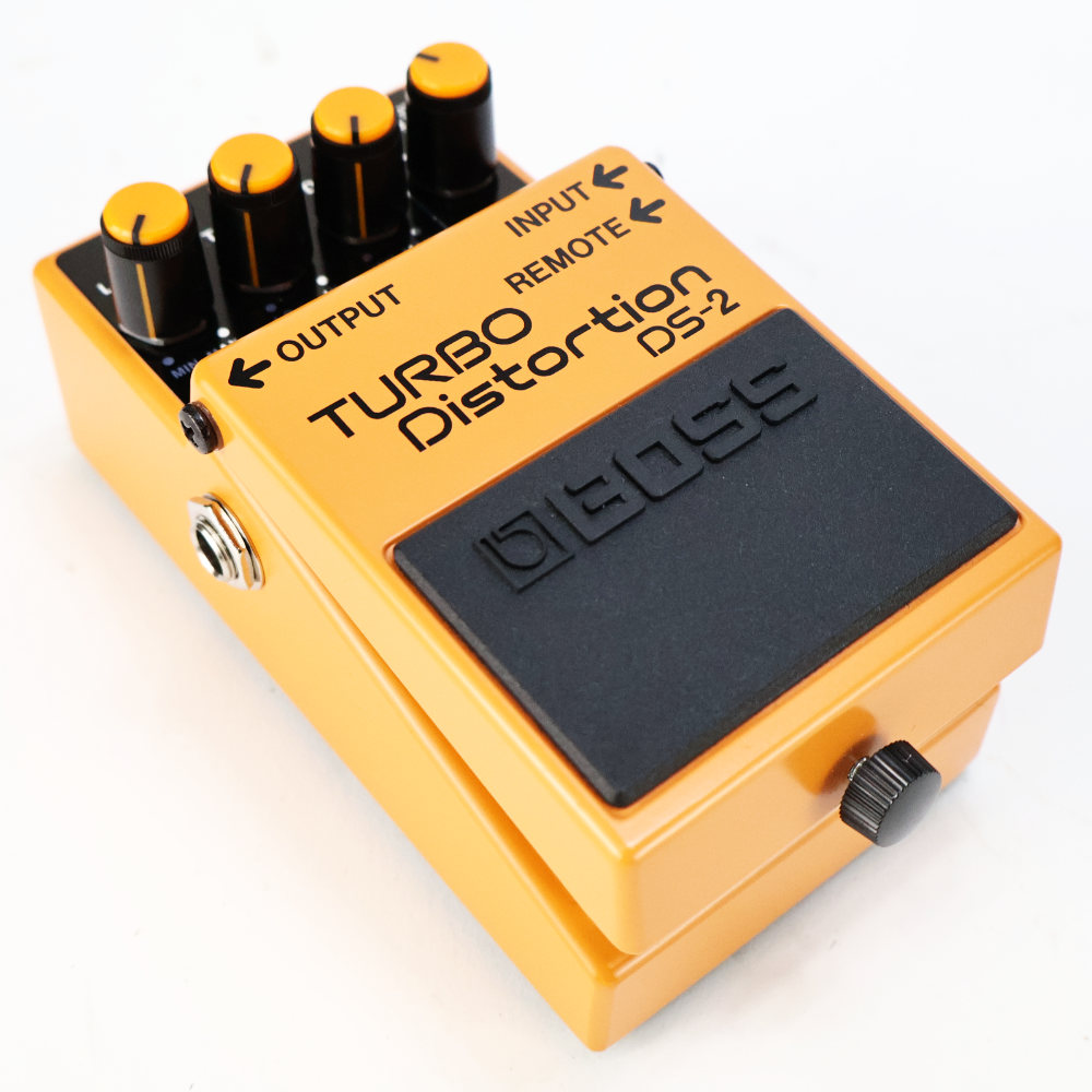【中古】 ターボディストーション エフェクター BOSS DS-2 Turbo Distortion ギターエフェクター 本体画像 斜め 