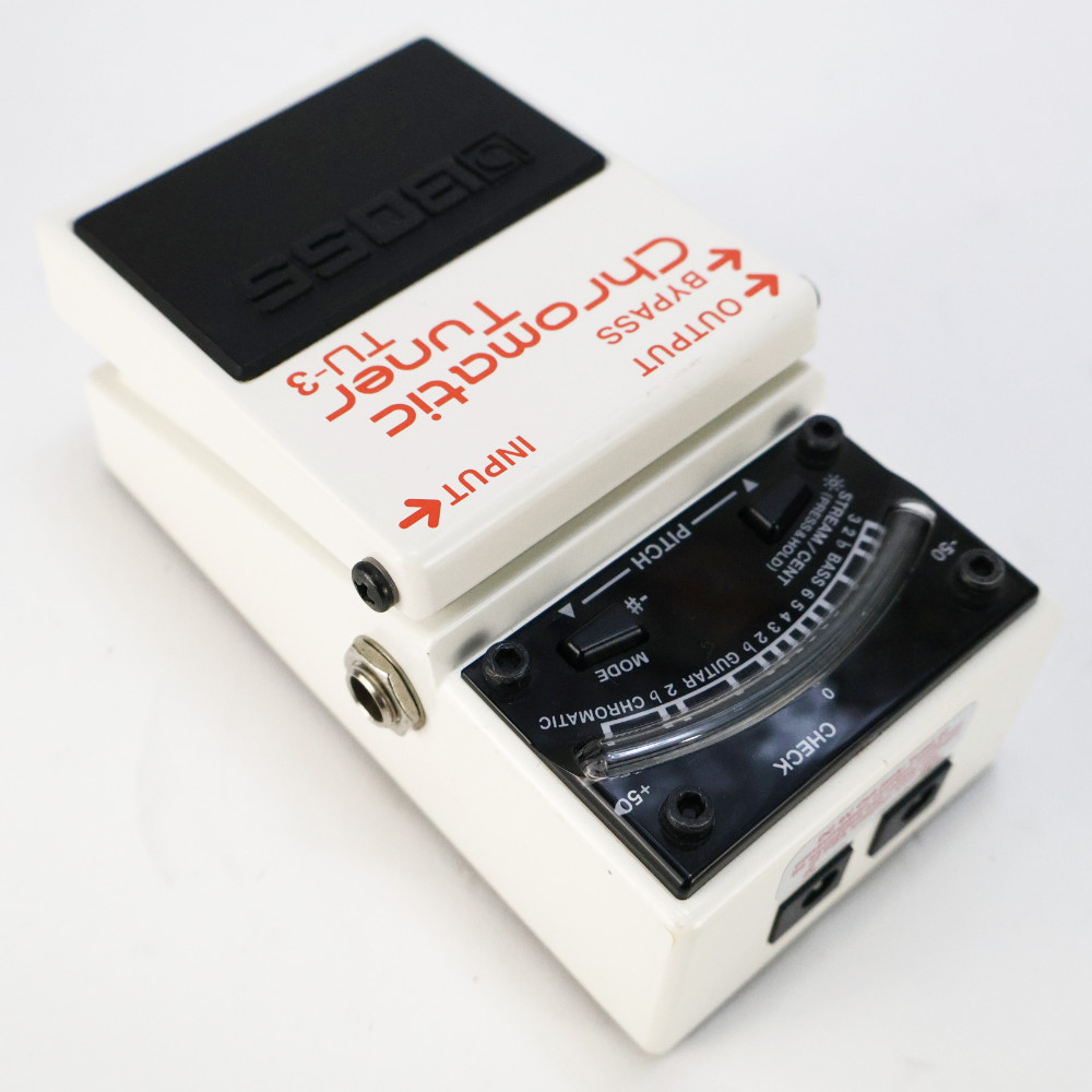 【中古】 クロマチックチューナー BOSS TU-3 Chromatic Tuner 本体画像 斜め