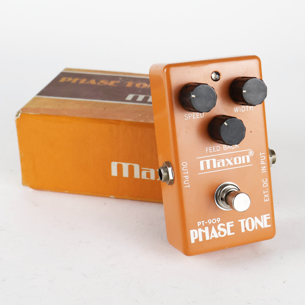 【中古】 Maxon マクソン PT-909 PHASE TONE Small Case フェイザー ギターエフェクター