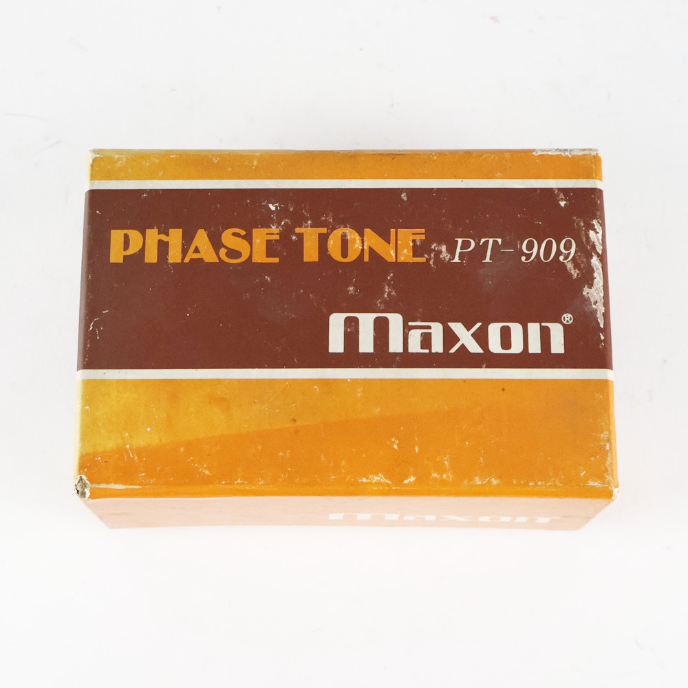 【中古】 Maxon マクソン PT-909 PHASE TONE Small Case フェイザー ギターエフェクター 付属