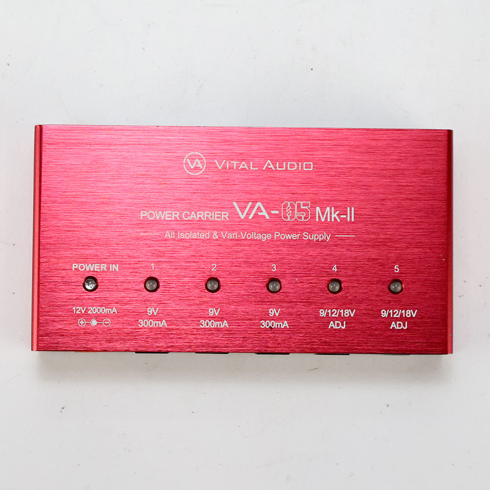 【中古】 Vital Audio バイタルオーディオ POWER CARRIER VA-05 MkII パワーサプライ 正面