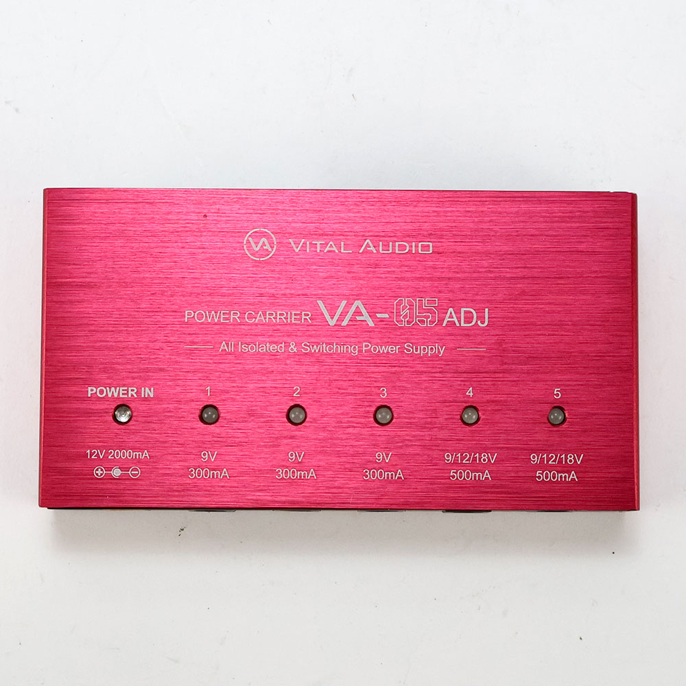 【中古】 パワーサプライ VITAL AUDIO VA-05 ADJ パワーキャリア 正面