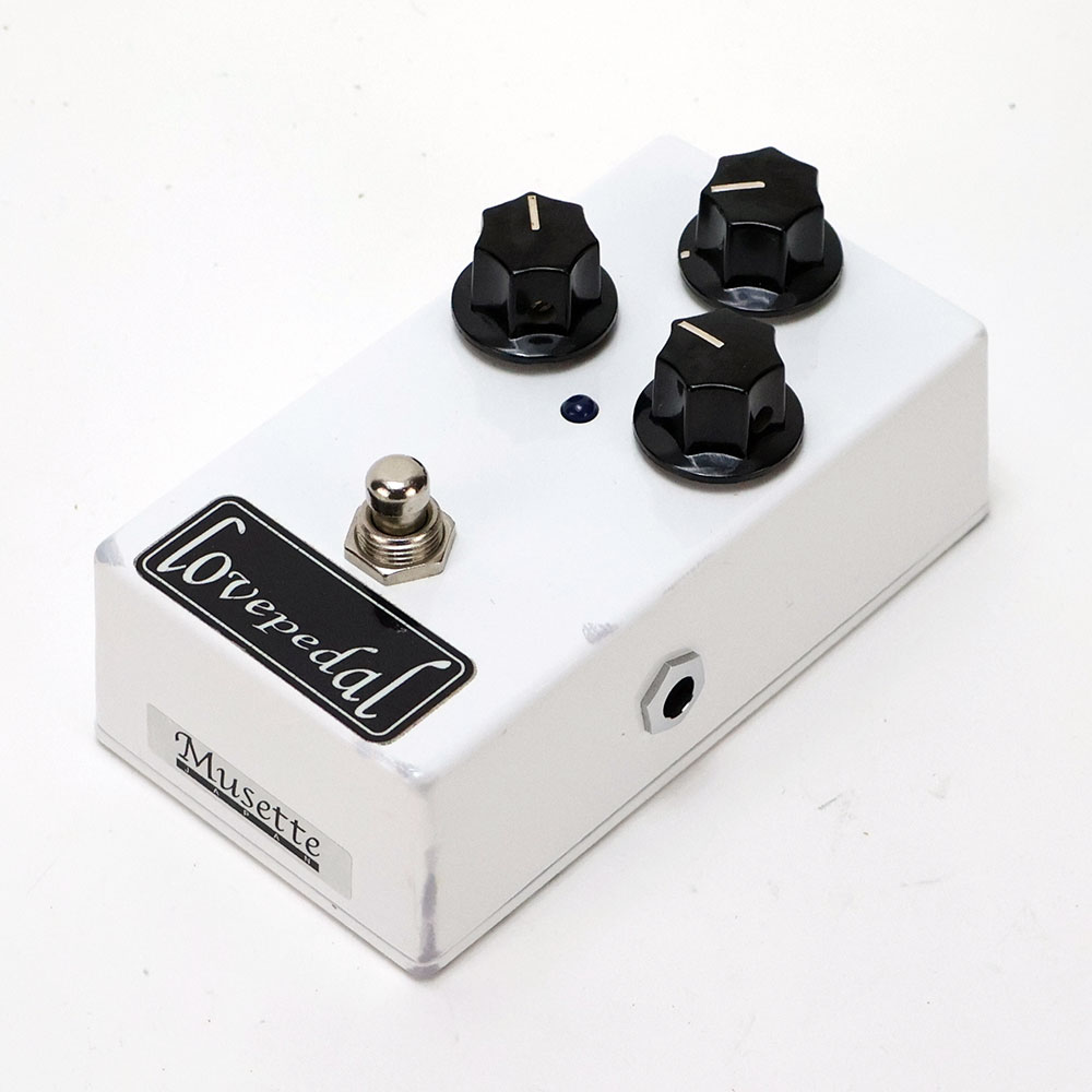 【中古】 エフェクター Lovepedal Eternity E6 ホワイト筐体 PCB基盤 ラブペダル オーバードライブ 全体