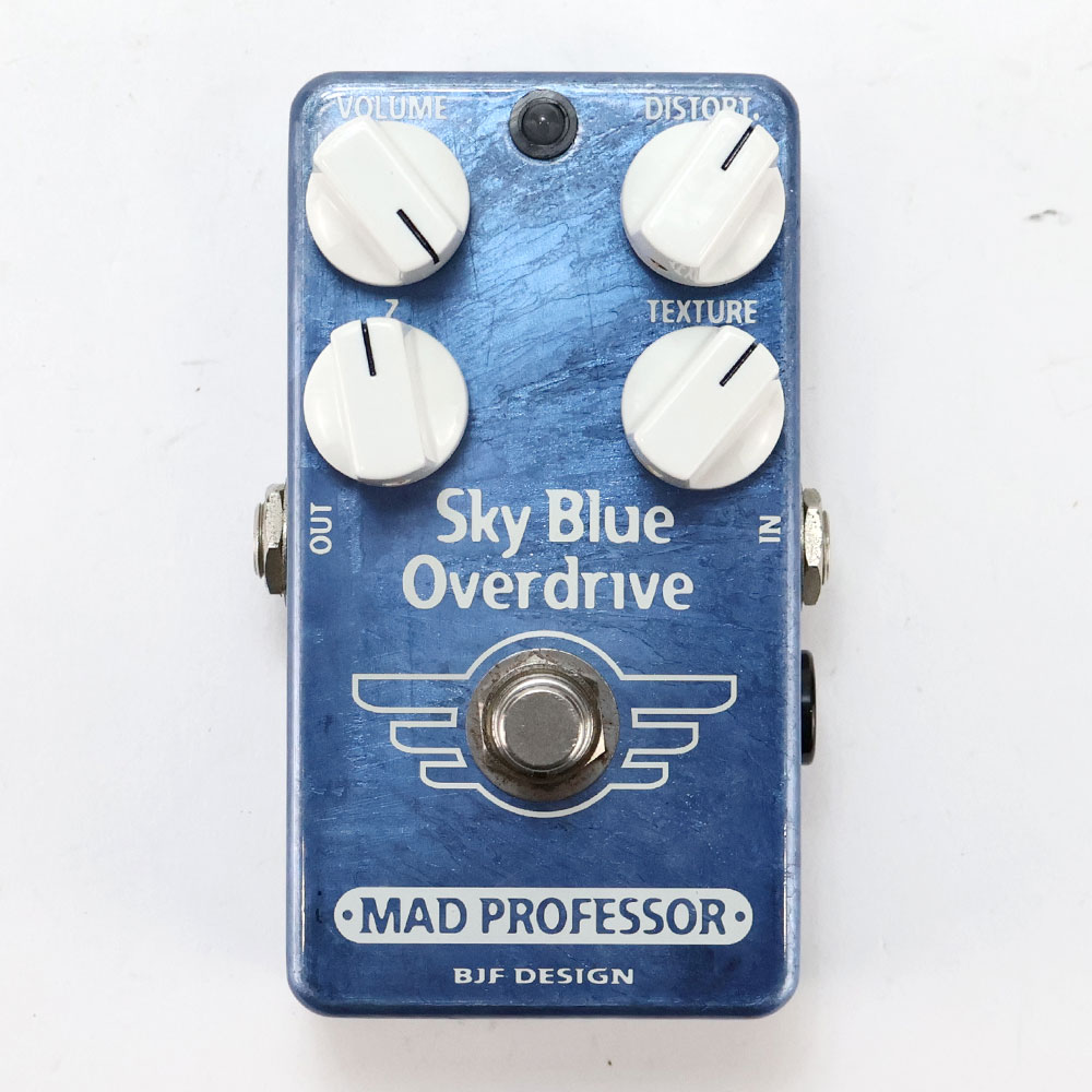 【中古】 エフェクター Mad Professor Sky Blue OverDrive BJF DESIGN マッドプロフェッサー スカイブルーオーバードライブ 正面