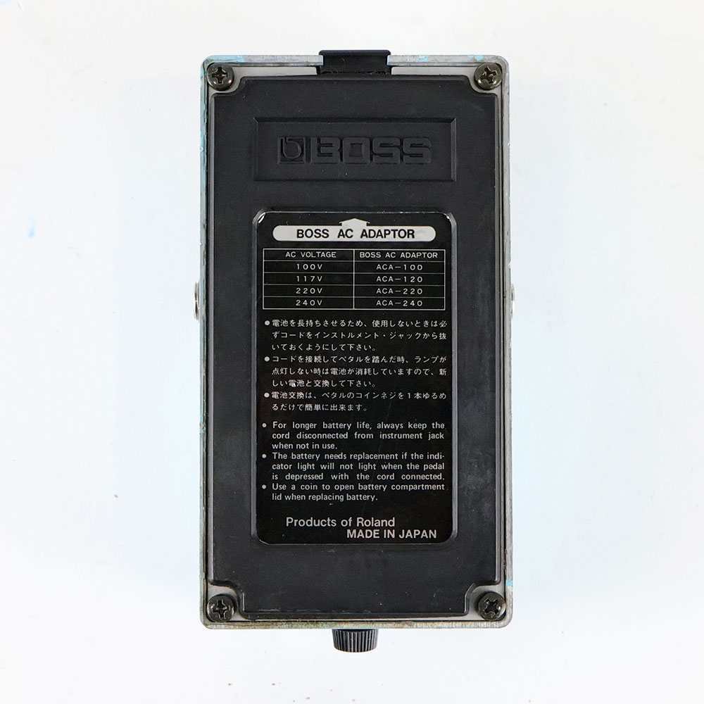 【中古】 コーラス ボス BOSS CE-2 Chorus エフェクター Made in Japan ギターエフェクター 裏面
