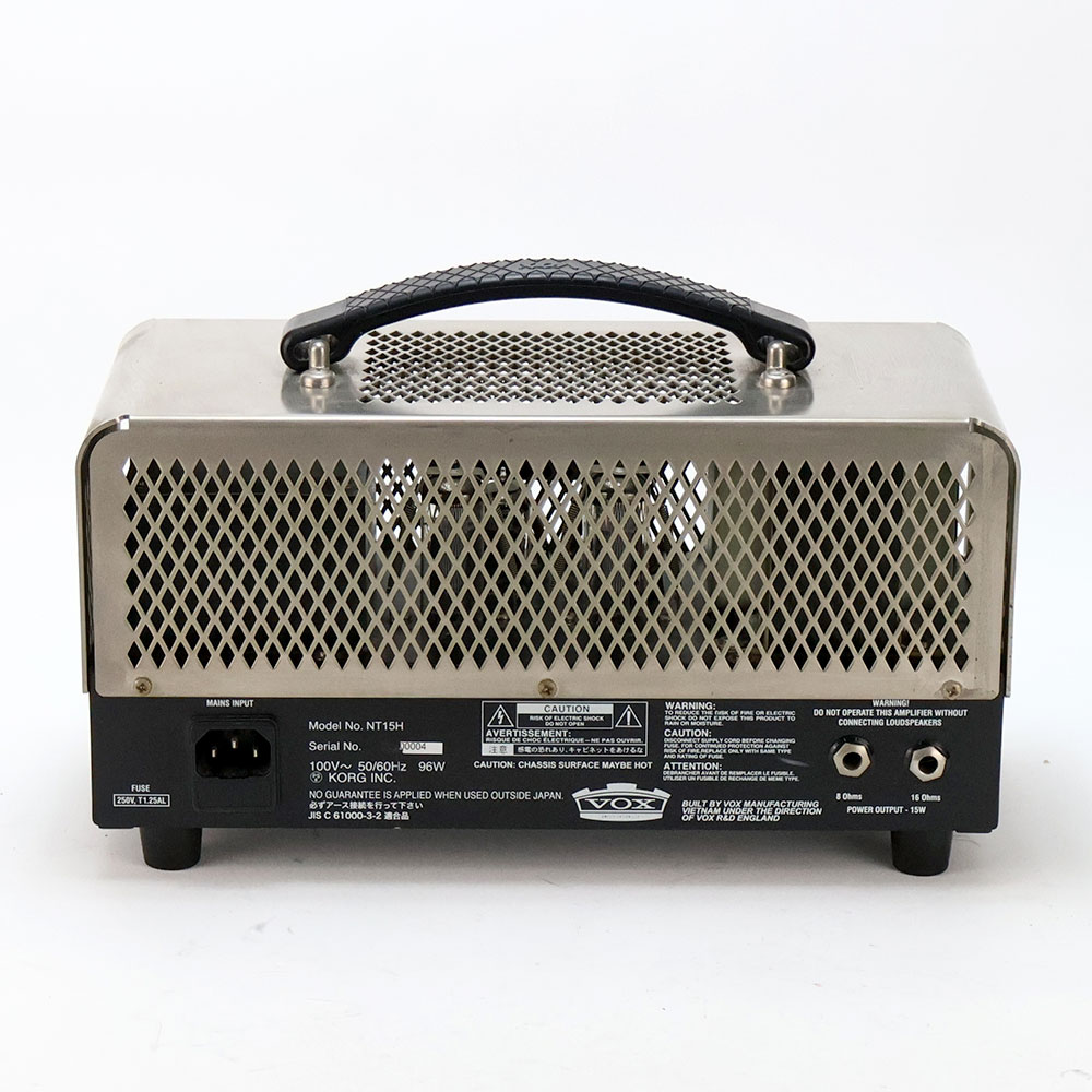 【中古】 ギターアンプヘッド VOX NT15H NIGHT TRAIN ナイトトレイン 背面