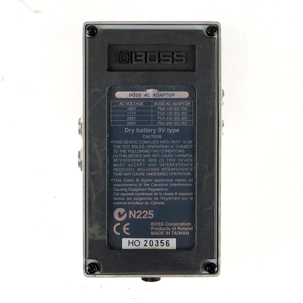 【中古】 デジタルディレイ エフェクター BOSS DD-5 Digtal Delay ギターエフェクター ディレイ 裏面