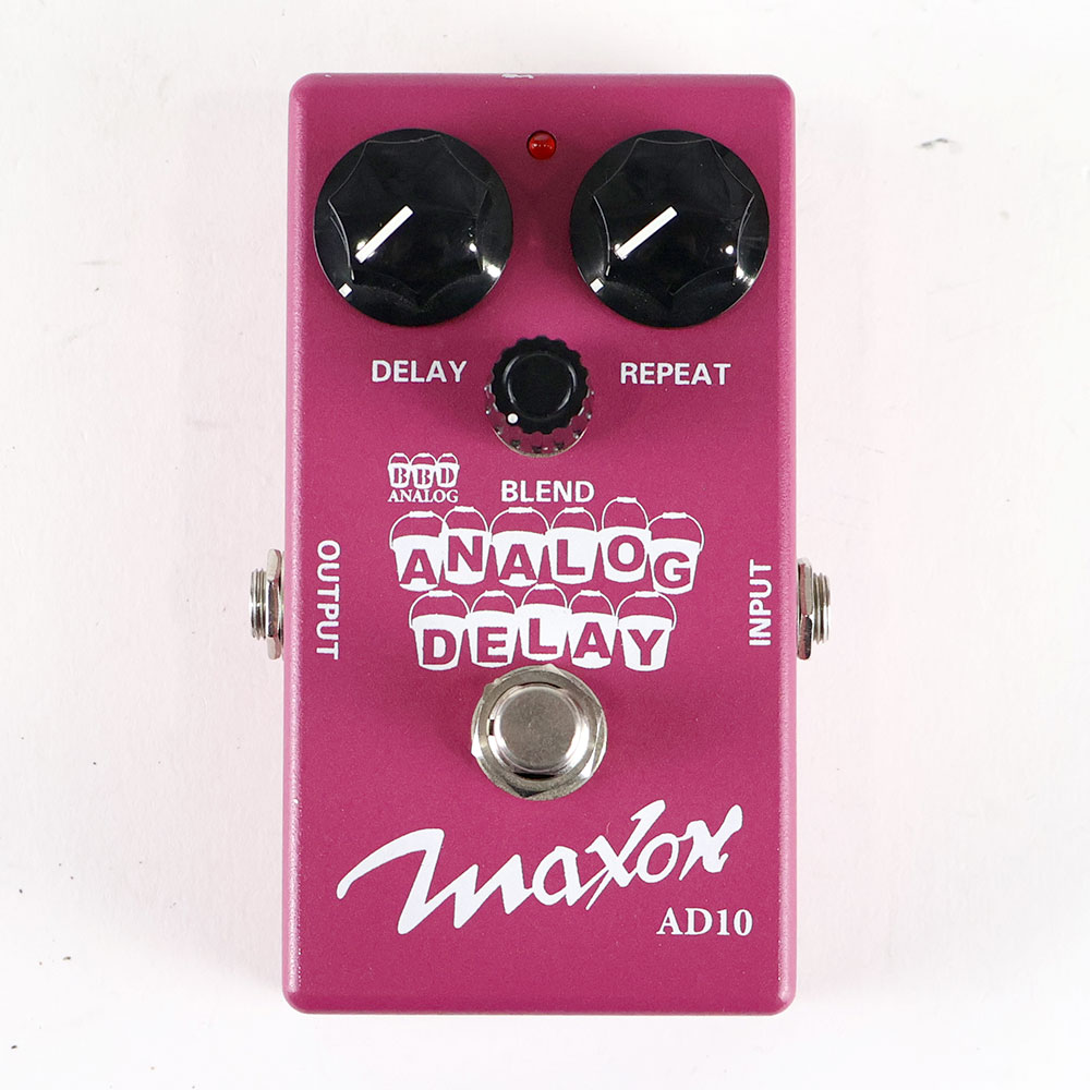 【中古】 MAXON AD10 ANALOG DELAY アナログディレイ マクソン 正面