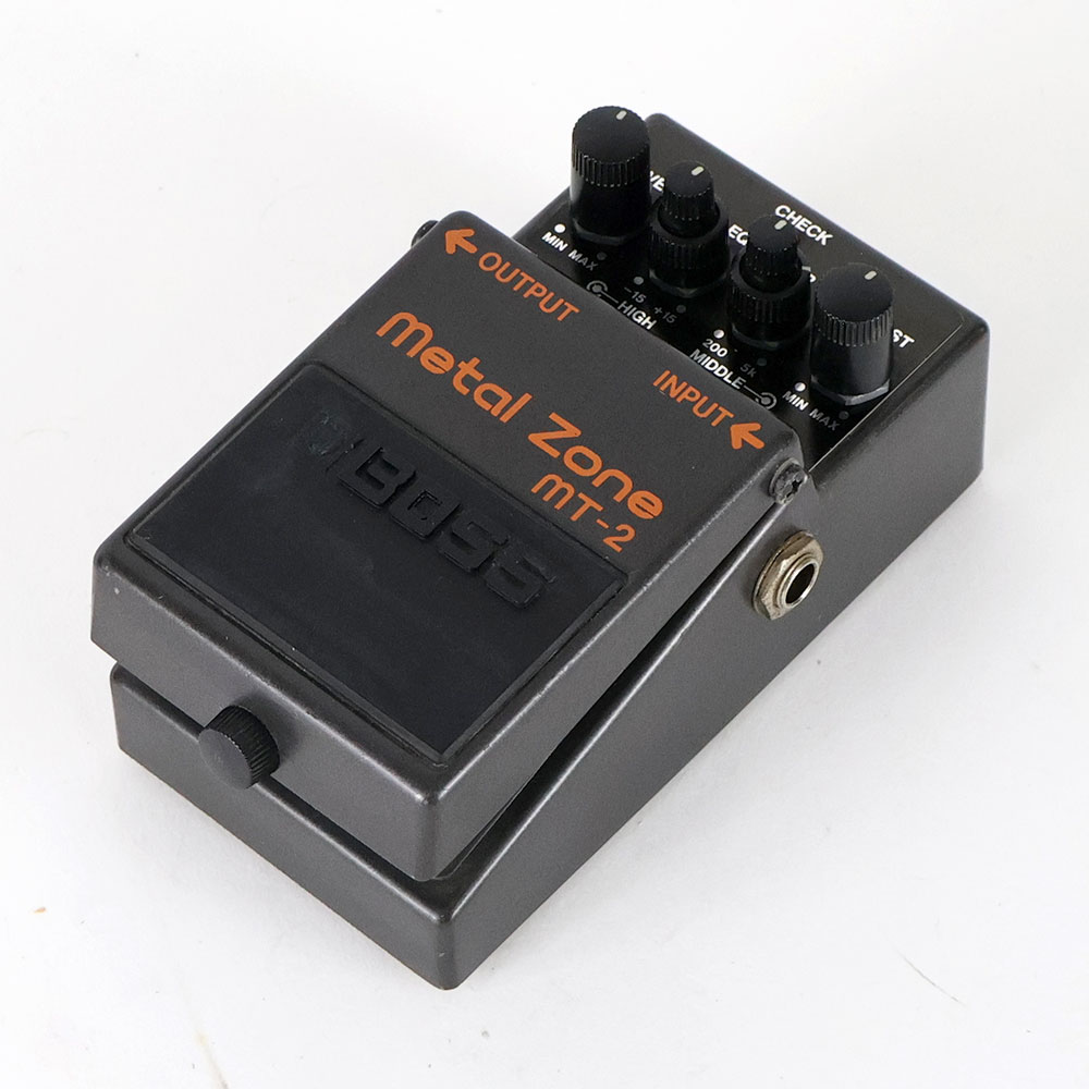【中古】メタルゾーン エフェクター BOSS MT-2 Metal Zone ボス ギターエフェクター 全体