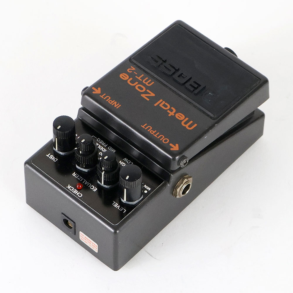 【中古】メタルゾーン エフェクター BOSS MT-2 Metal Zone ボス ギターエフェクター 全体