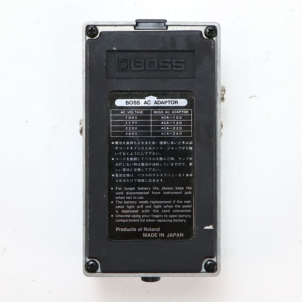 【中古】 コーラス エフェクター BOSS CE-3 Chorus Made in JAPAN ギターエフェクター 裏面