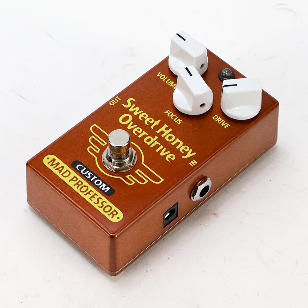 【中古】 エフェクター Mad Professor Sweet Honey Overdrive Custom Fat Bee Mod マッドプロフェッサー スイートハニーオーバードライブ カスタム ファットビー 全体